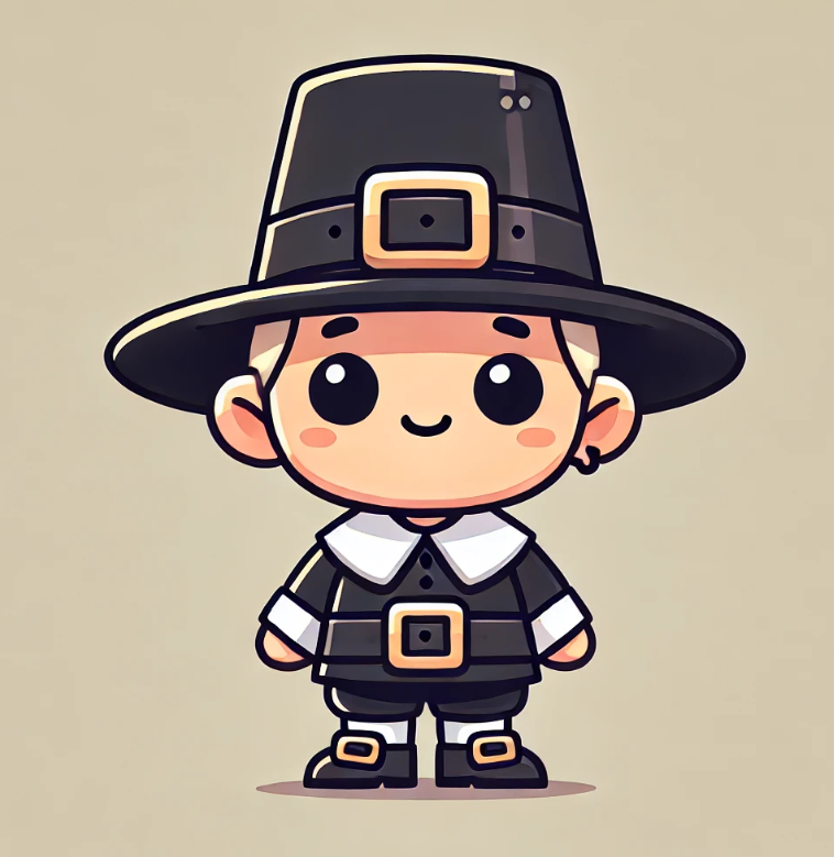 Pilgrim Fridge Magnet