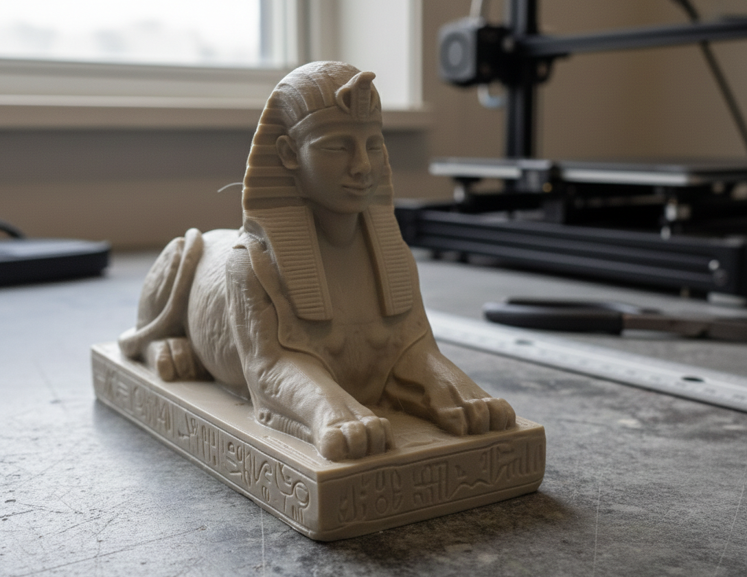 Great Sphinx of Giza High Detail Decorative Statue