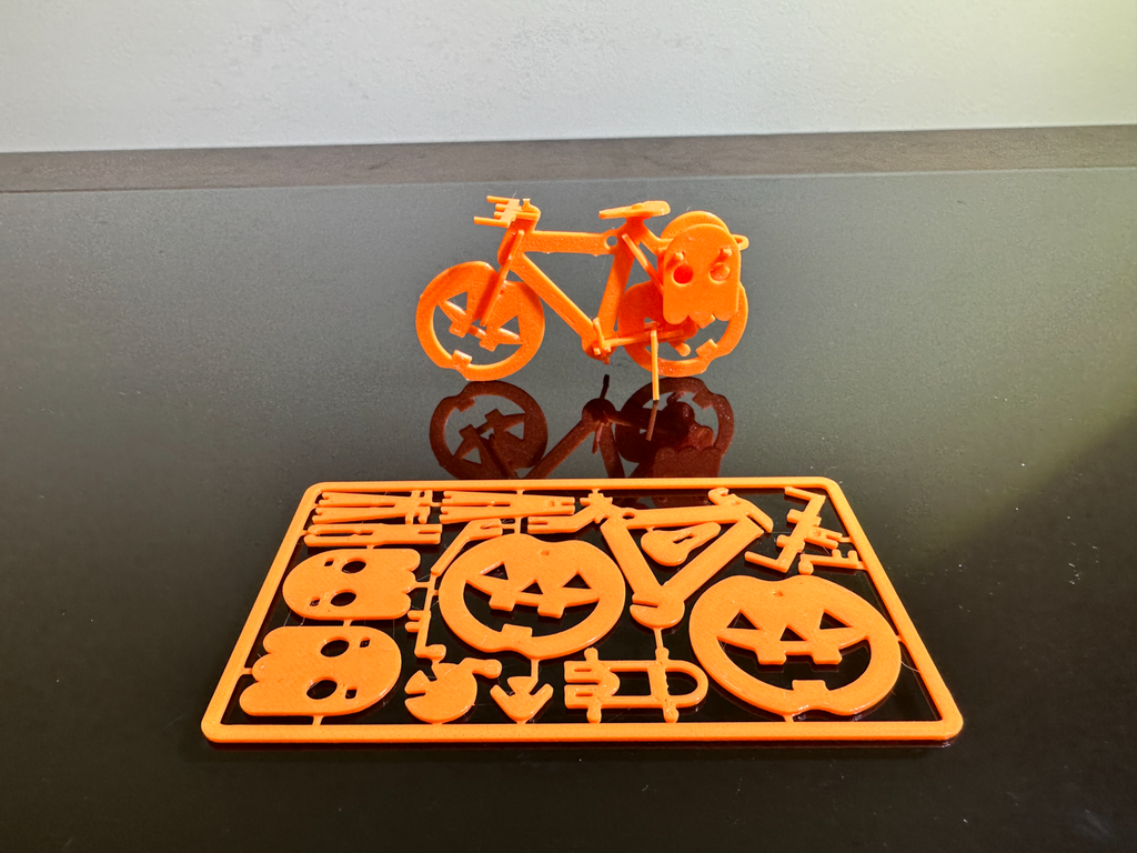 Halloween Ghost Bike Kit Card