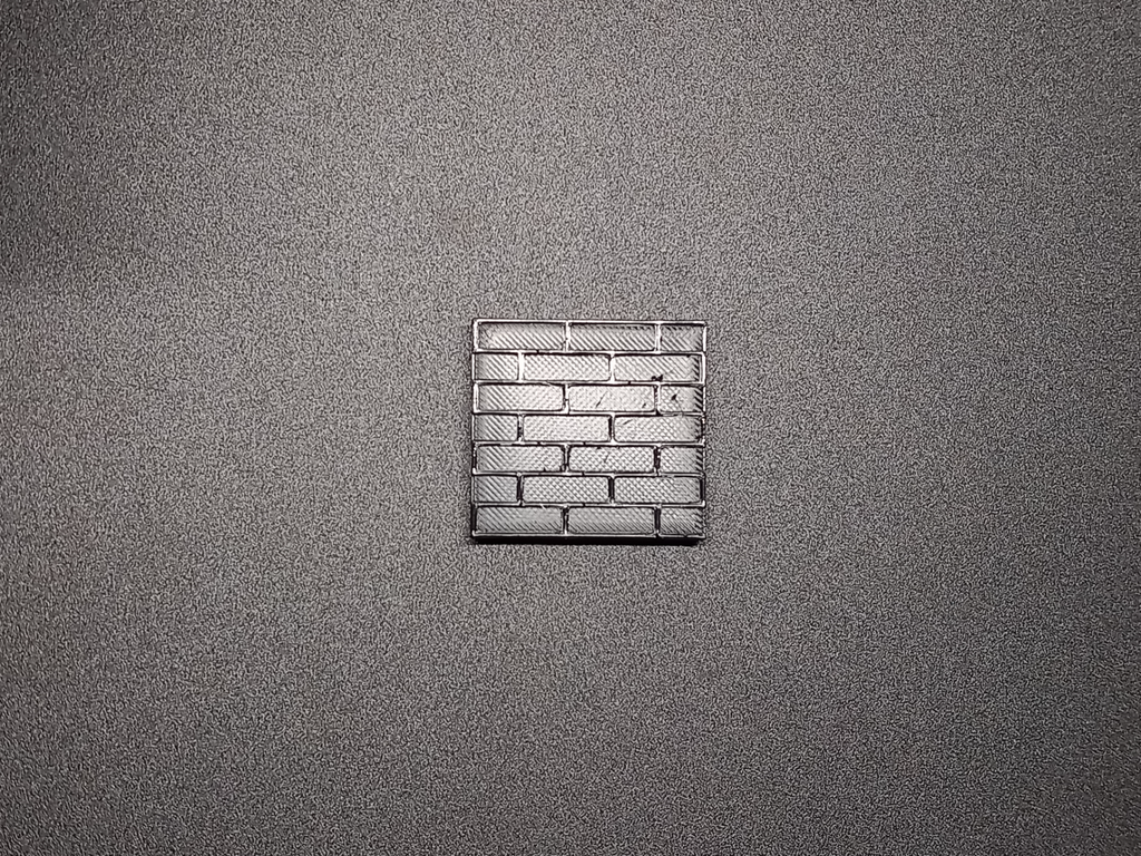 Brick wall texture tool for modeling (clay, etc.)