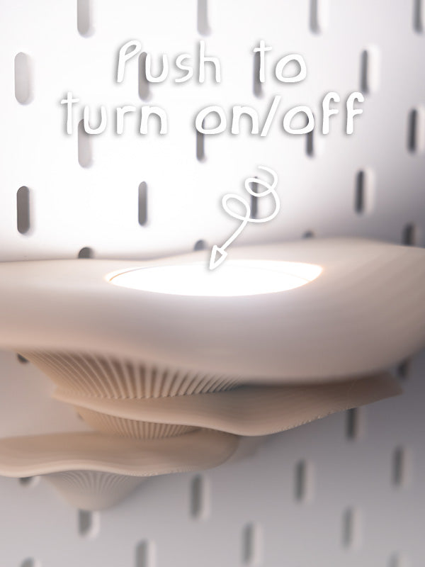Skadis Lamp Mount – Mushroom