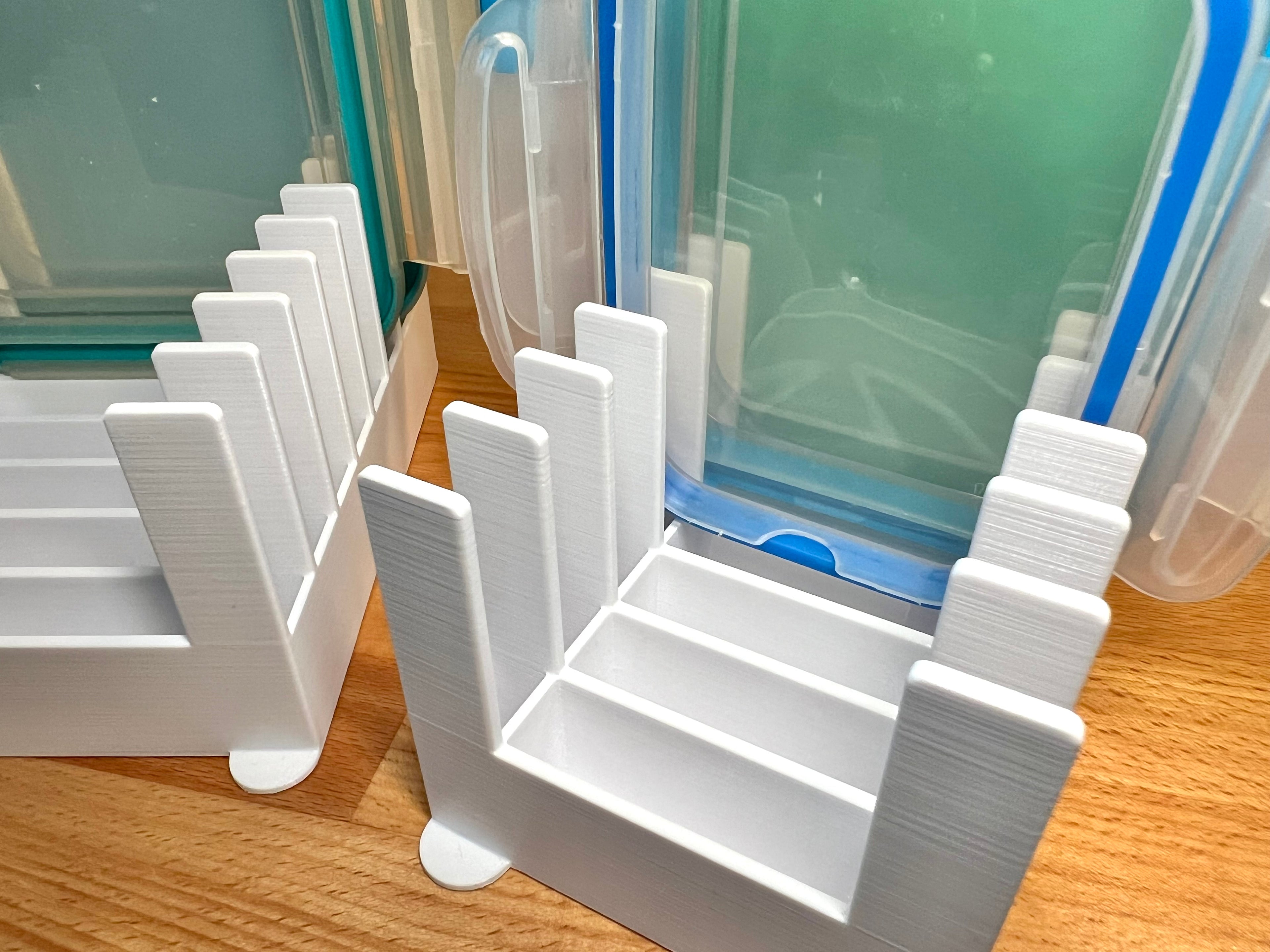 Lid Holders (Kitchen Organiser) for Tesco food containers