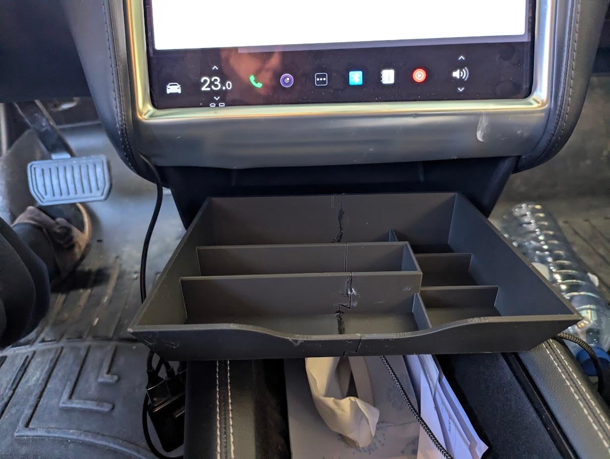 Tesla Model X Drawer