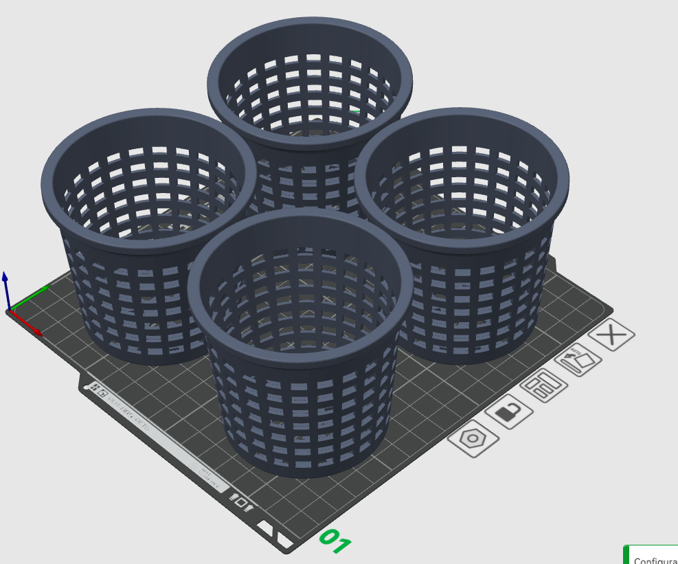 Hydroponic Net Pots 80 x 75mm