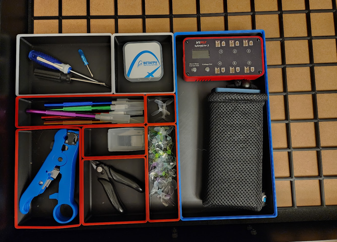 Lightweight Color-Coded Gridfinity Bins