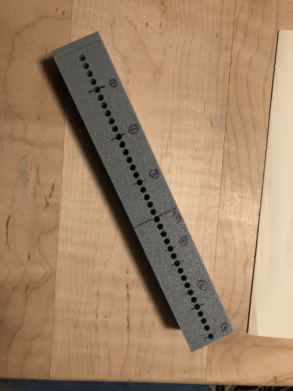 Book Binding Hole punching Jig