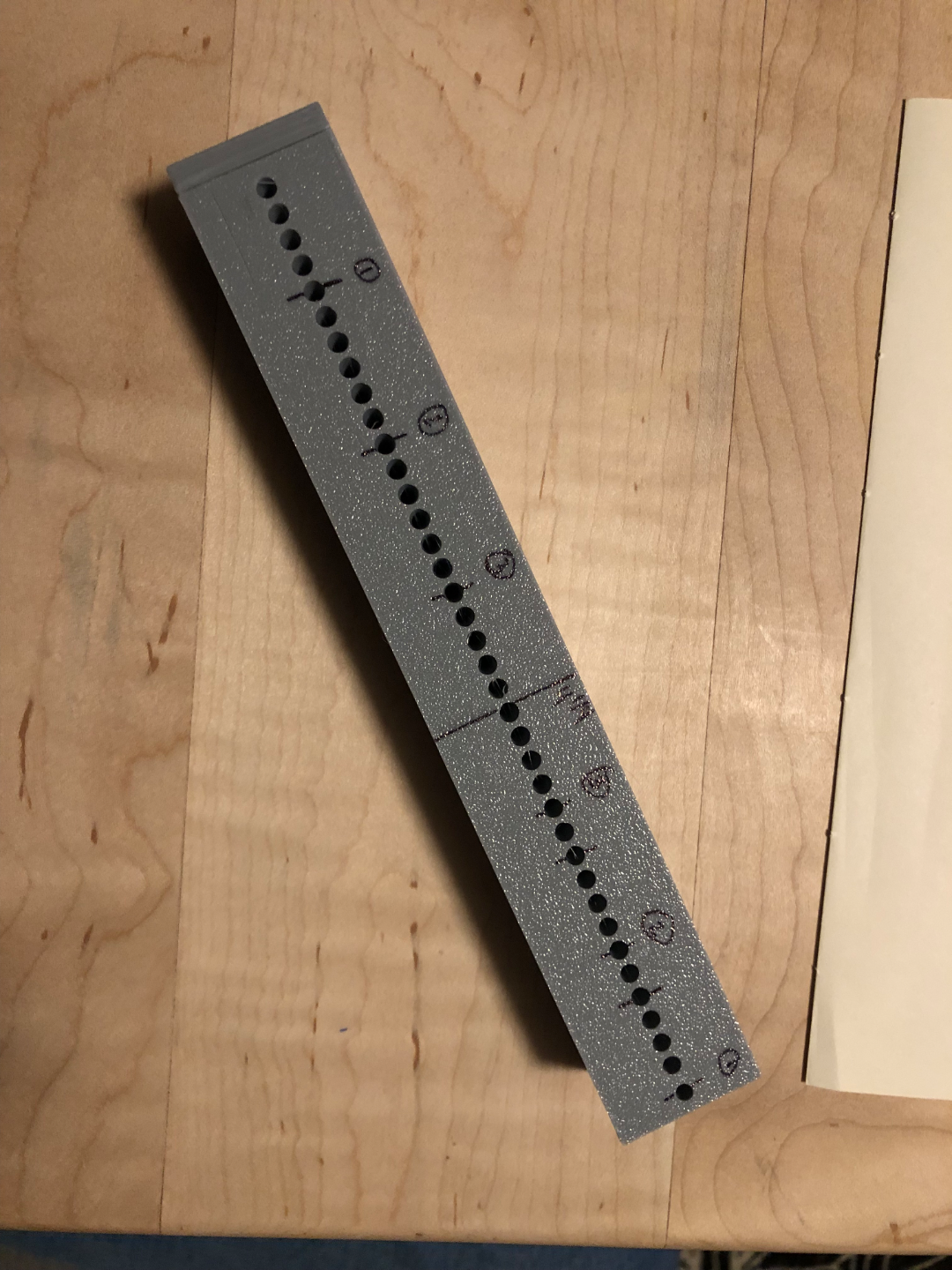 Book Binding Hole punching Jig