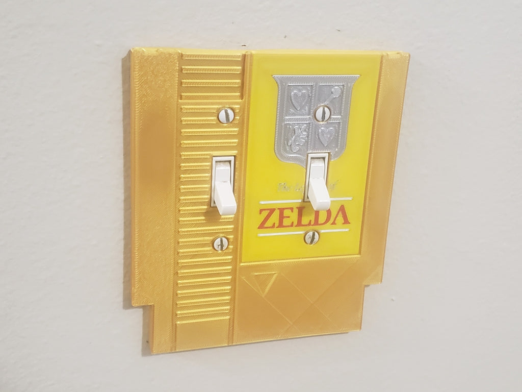 NES Nintendo Zelda Dual Light Switch Cover