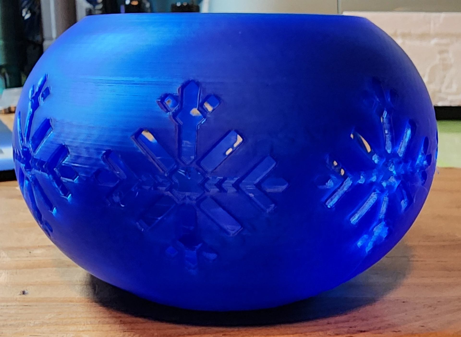 Remixed Snow Flake tea light