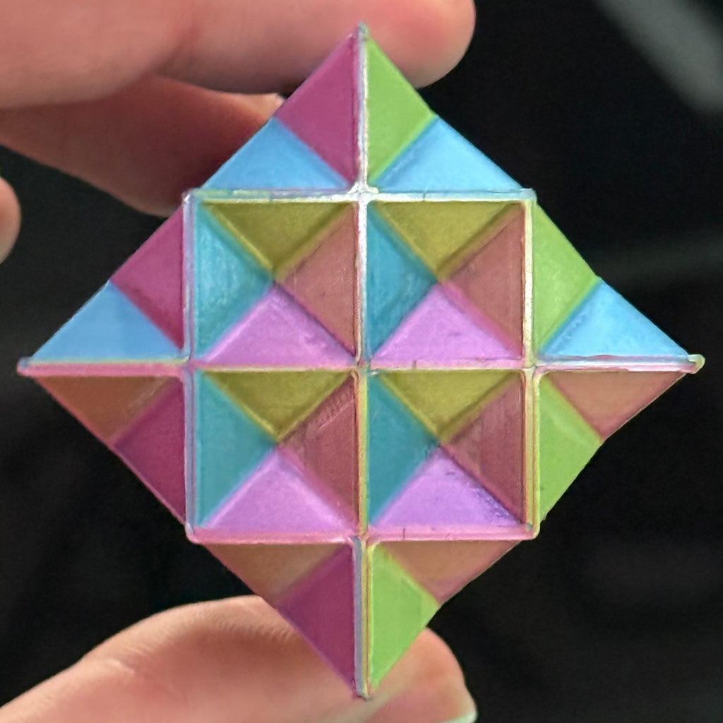 Stella Octangula Fractal - Level 1 (No Supports)