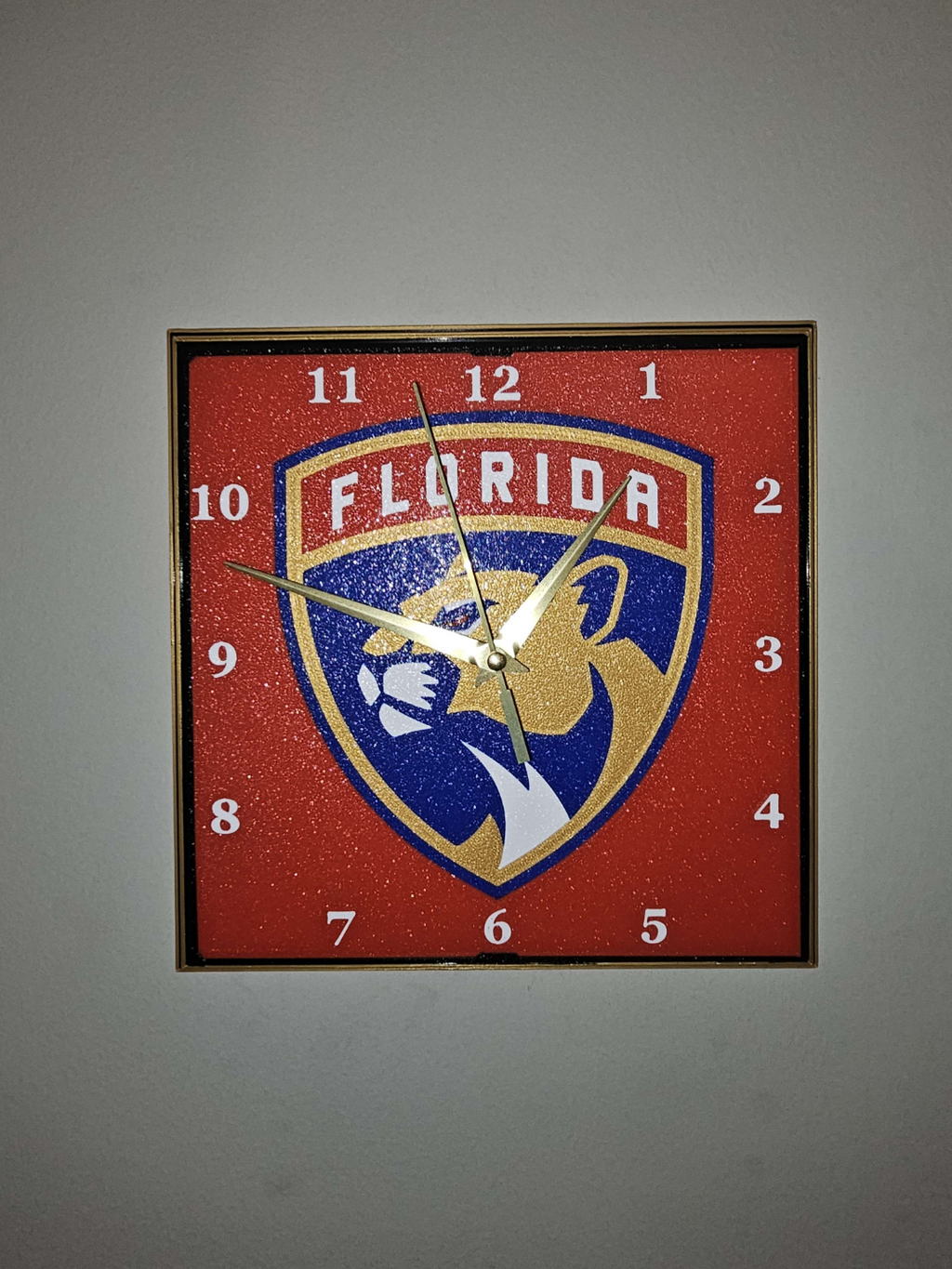 Florida Panthers Clock Face