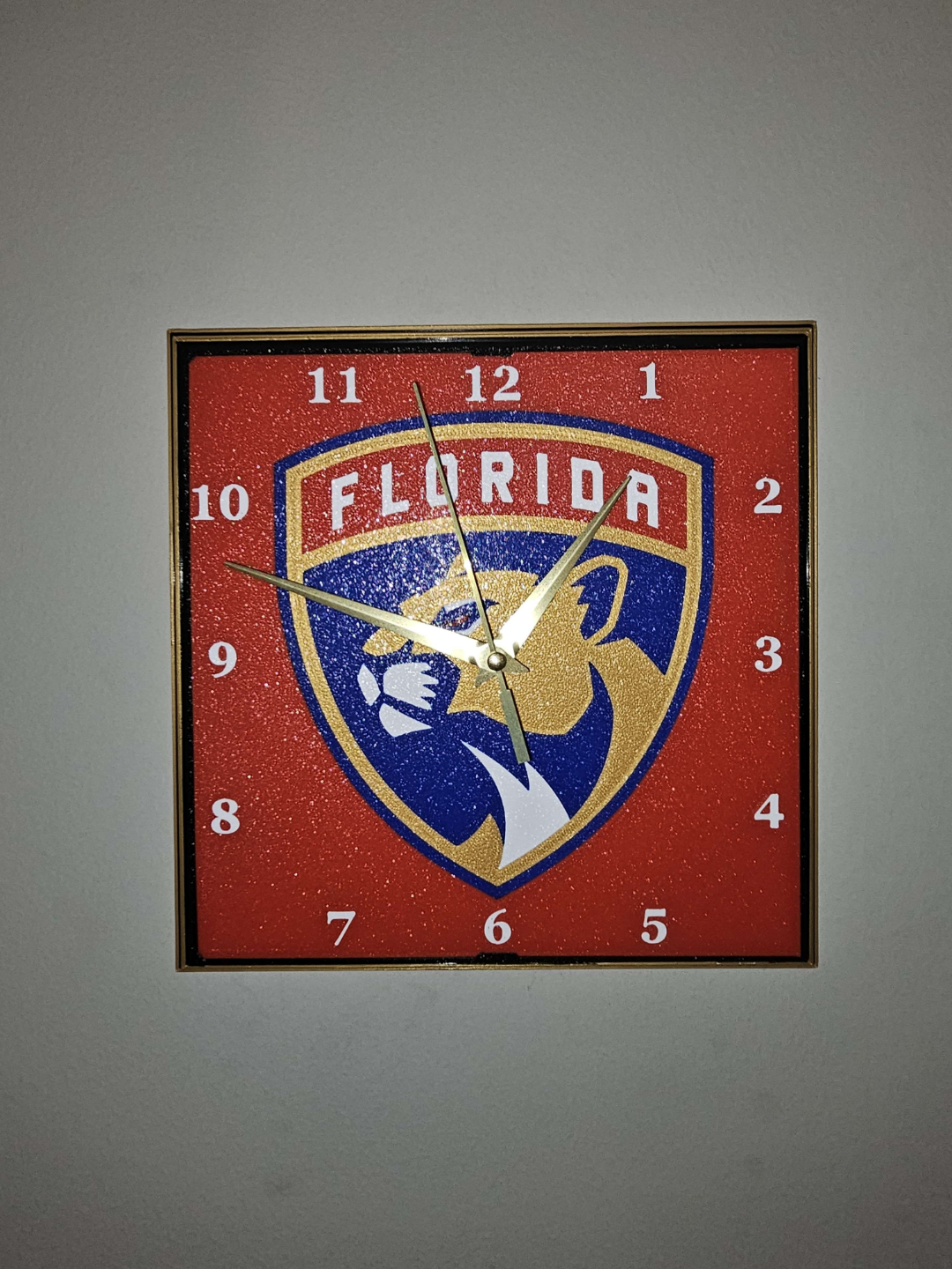 Florida Panthers Clock Face