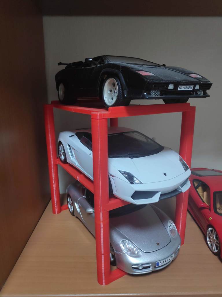 1/18 car model stackable rack