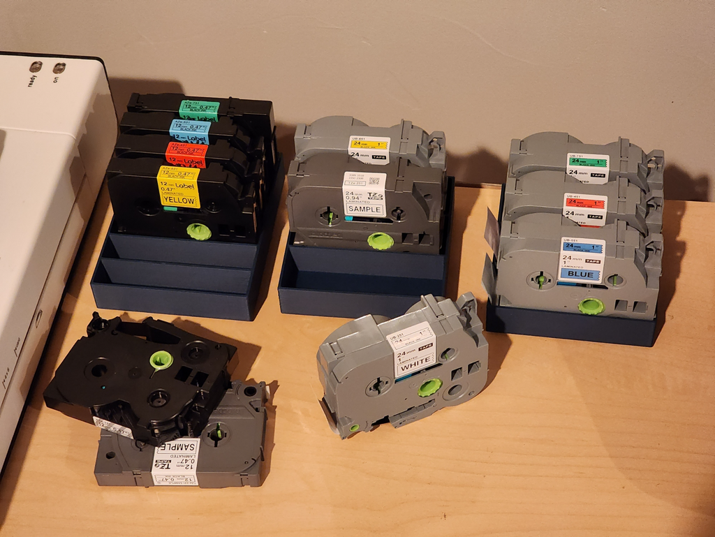 TZe Tape Tray - 3 slot for 24mm