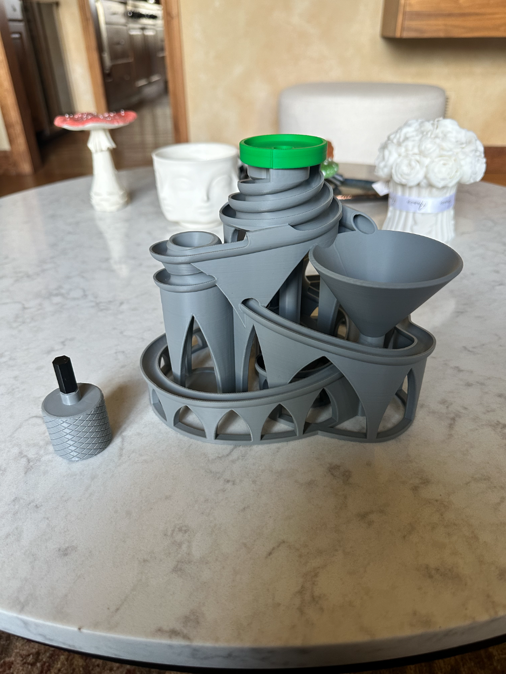 Cyclone Marble machine easy-turn knob
