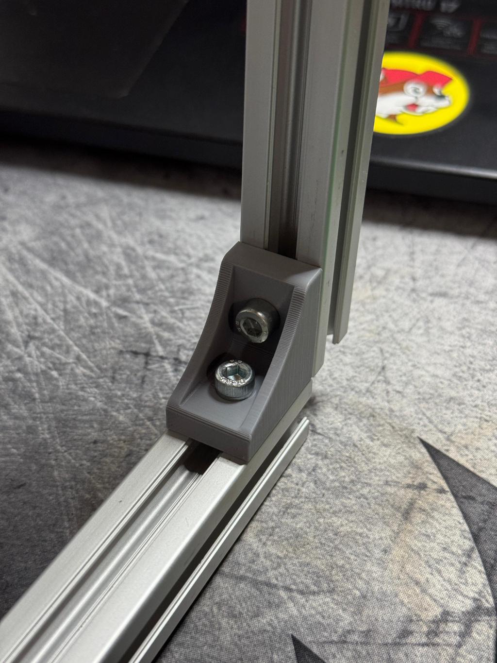 20mm x 20mm profile corner support bracket