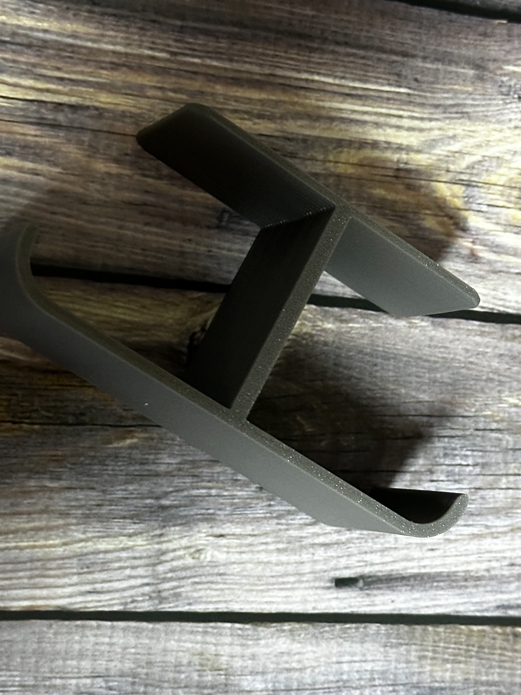 Dual under desk headset holder