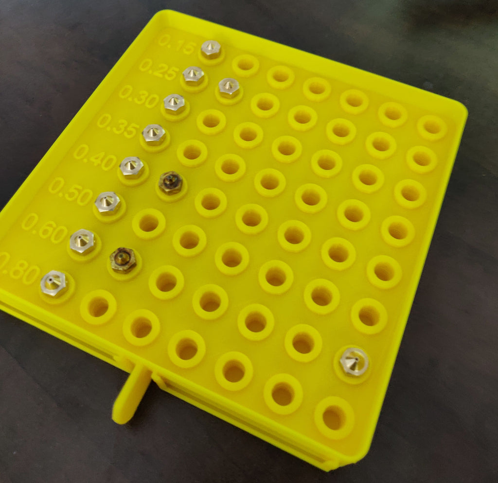 Threaded Nozzle Storage for Ultimate Drawer System