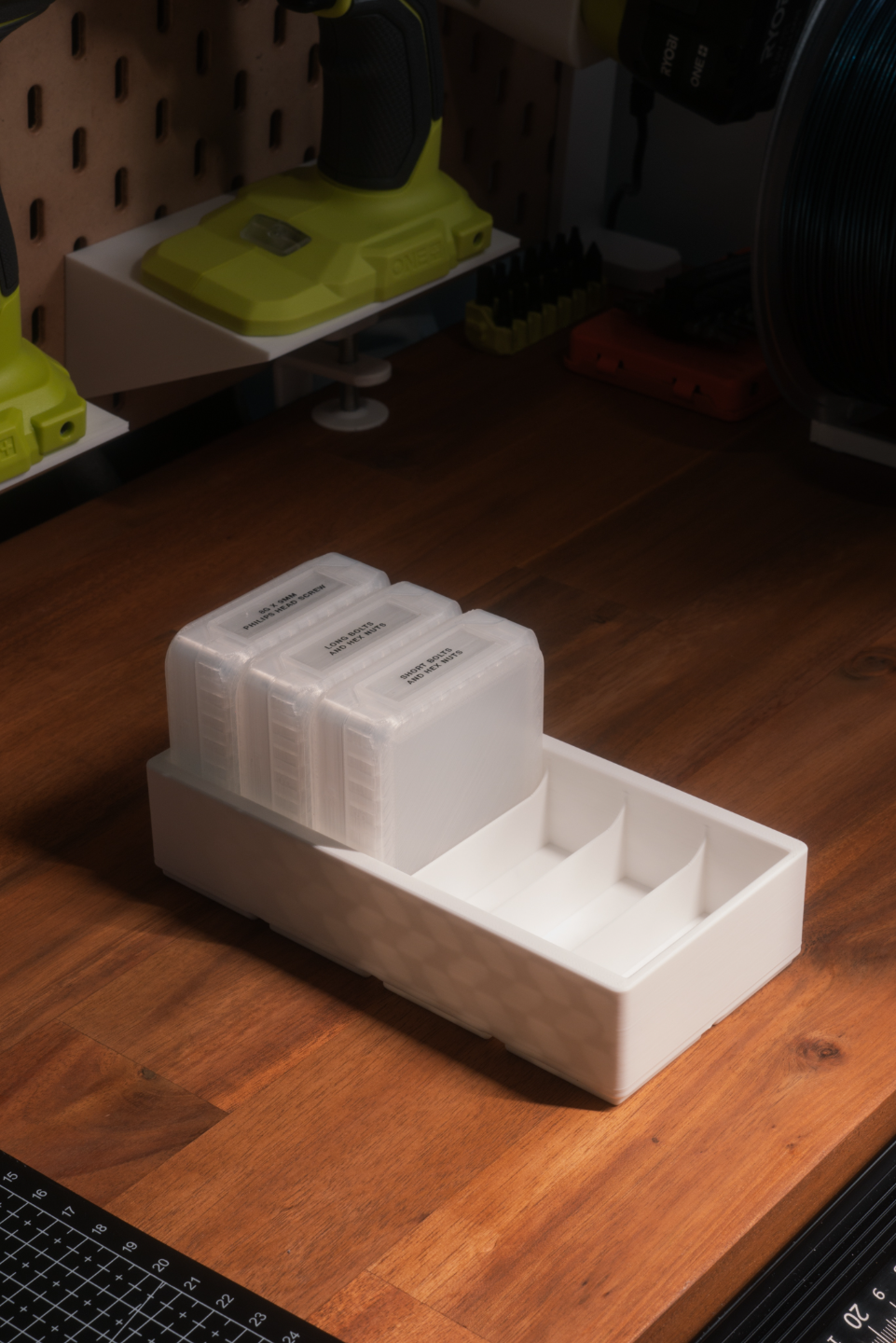 Remix Gridfinity Tray for Small Parts Storage Box