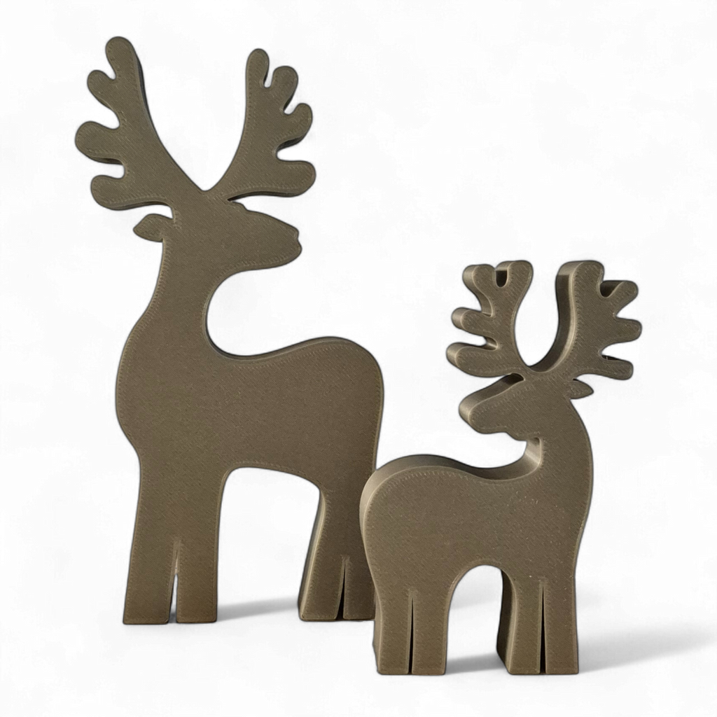 Reindeer Decor Set Minimalist Christmas Decoration
