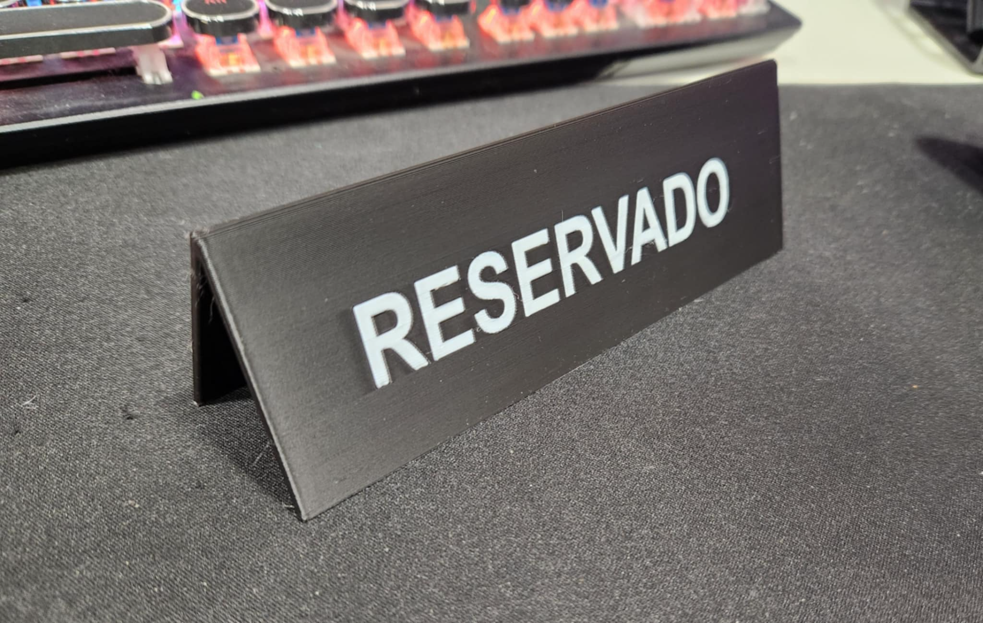 dinner reserved plate