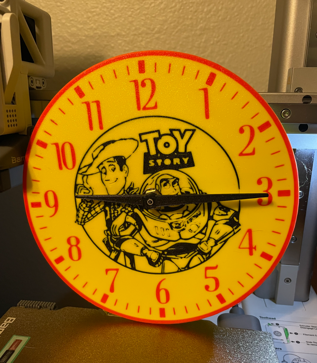 Toy Story clock