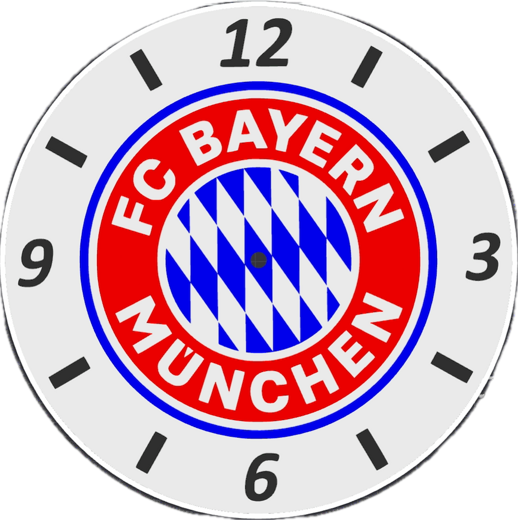 FC Bayern München Wanduhr