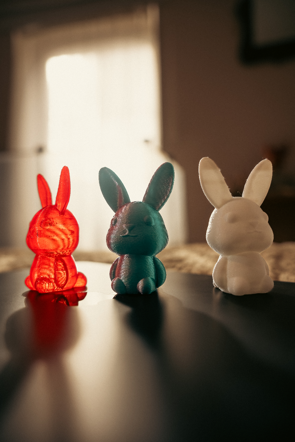 Filament Test Bunny (Smooth/Fuzzy/TPU Squeeze/AMS)