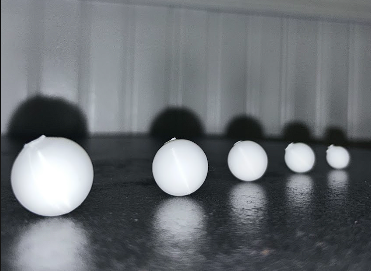Different Sized Marbles