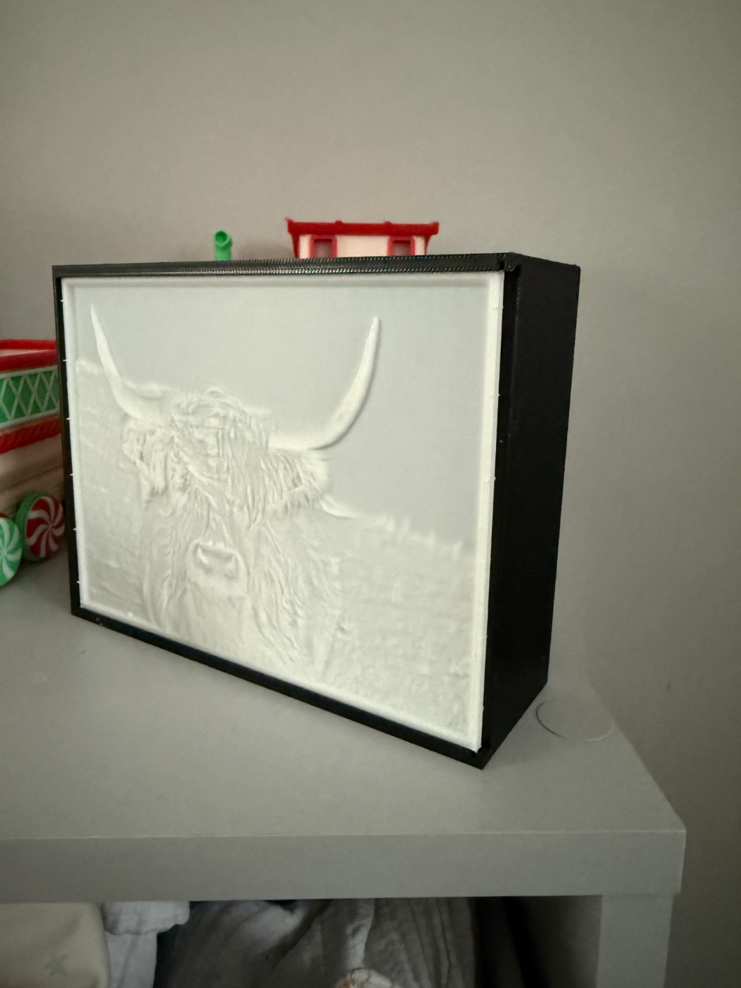 Highland cow Lithophane