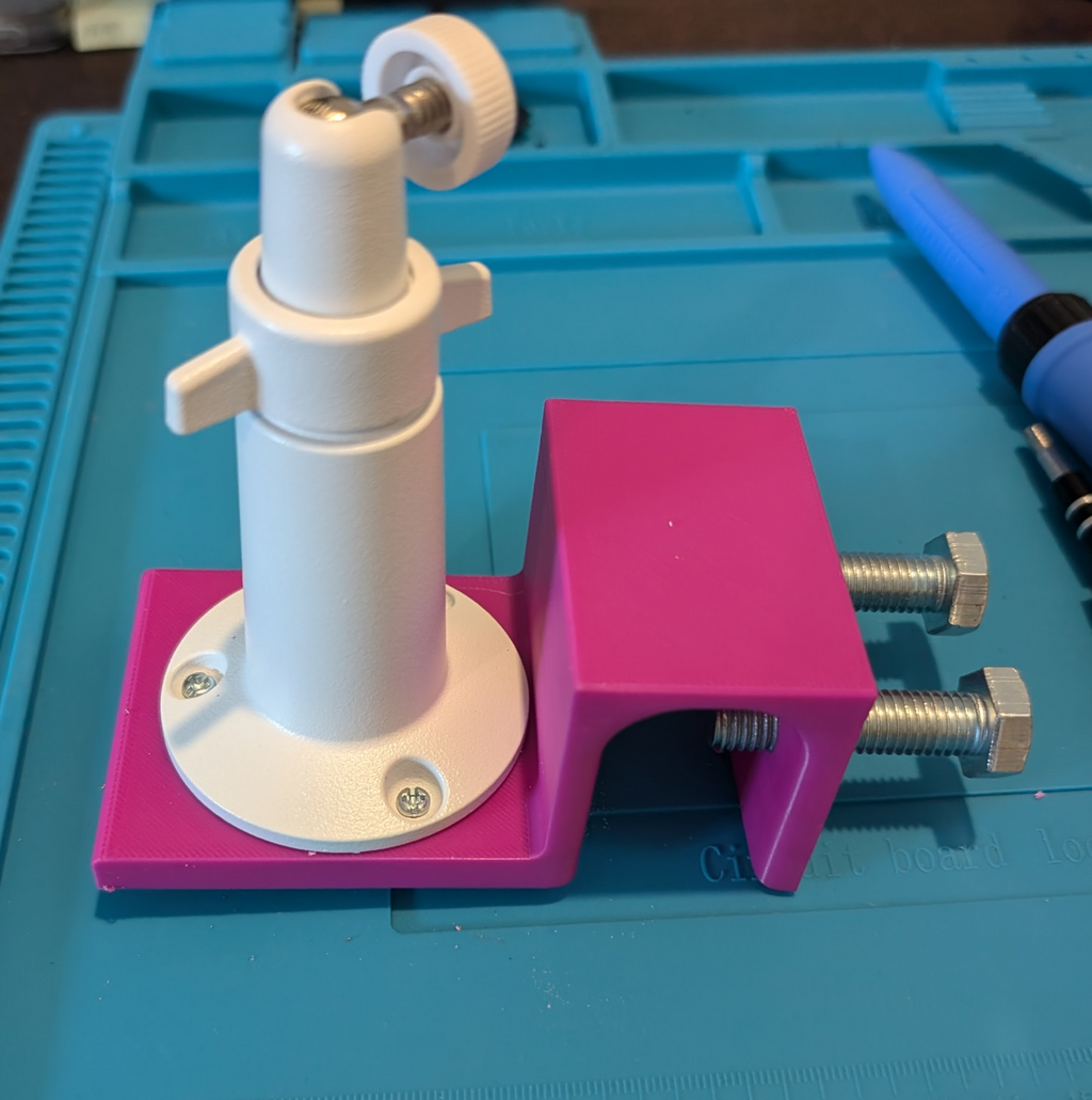 Gutter mount for eufy solar panel or aftermarket