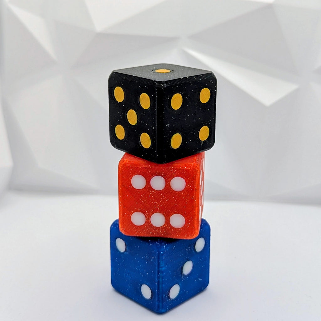 Customizable Decorative D6 Dice - No AMS