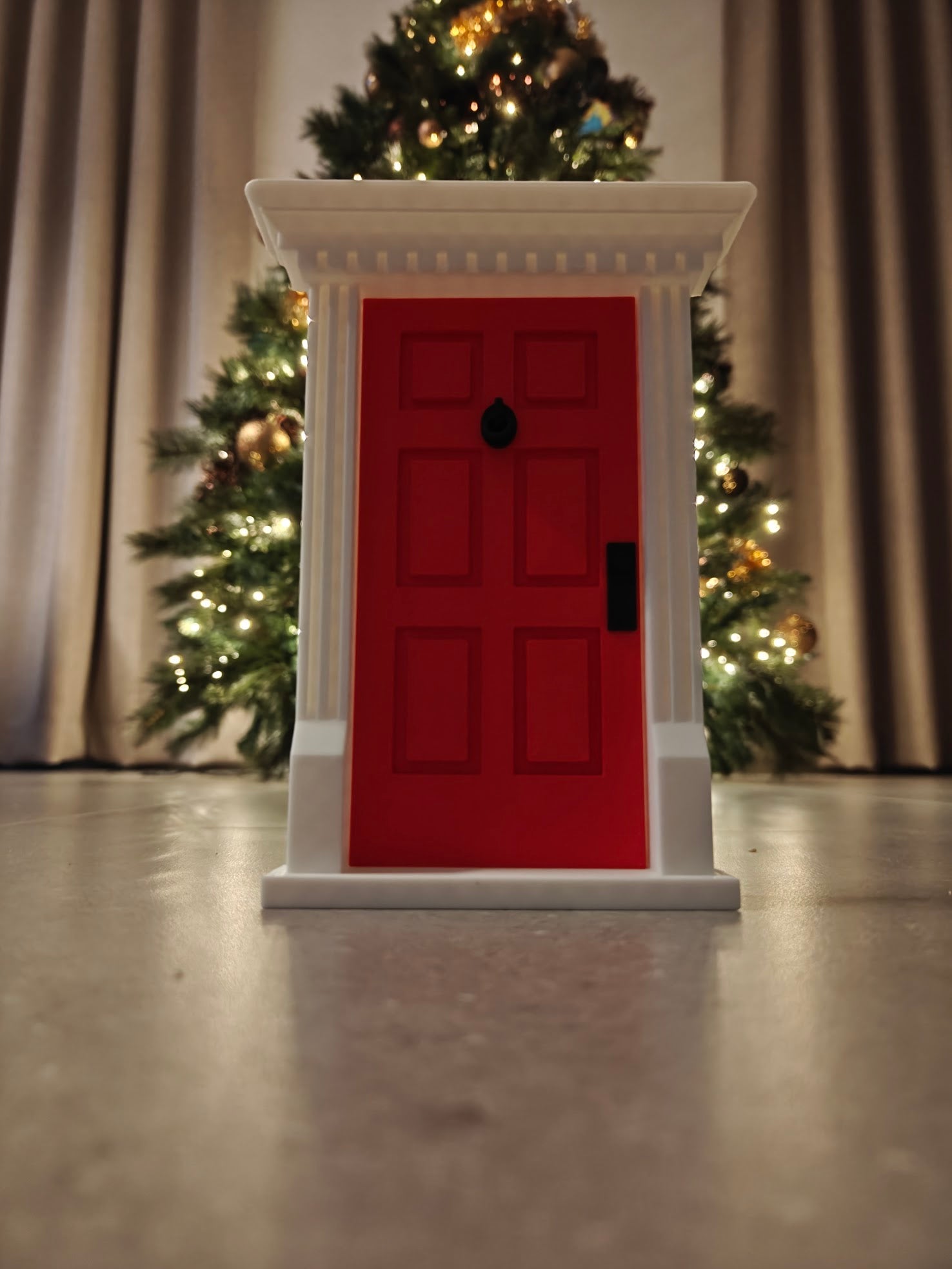 Elf door hinged