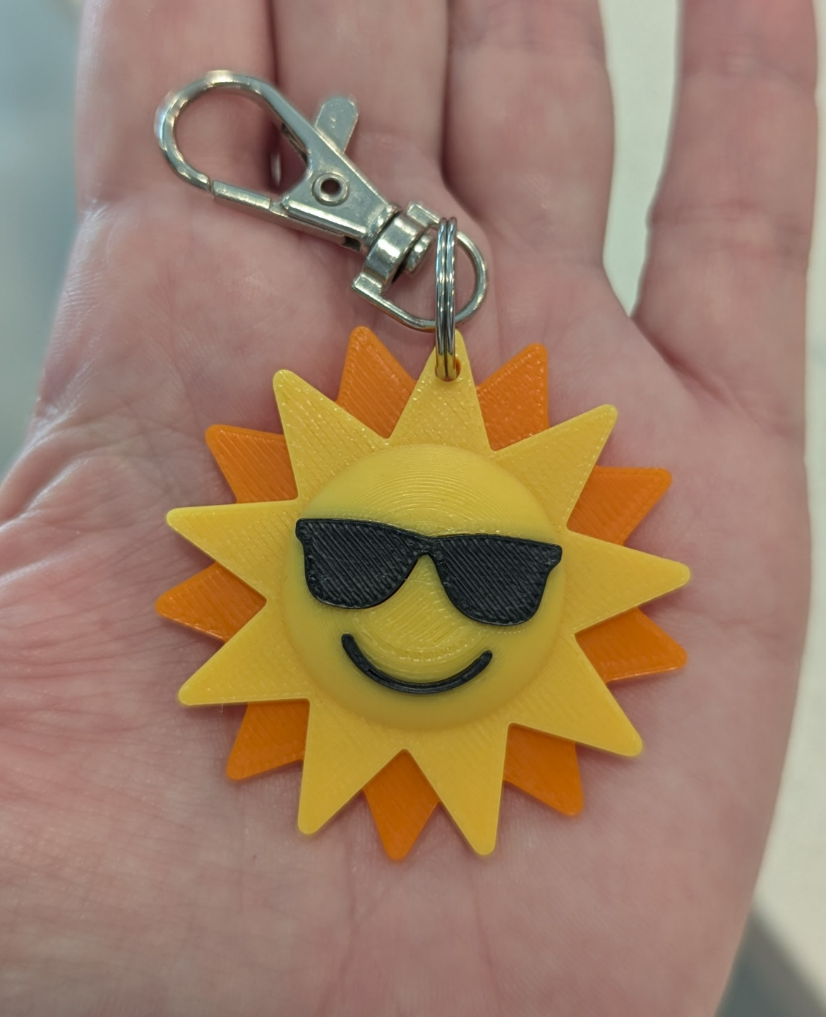 Sun Keychain