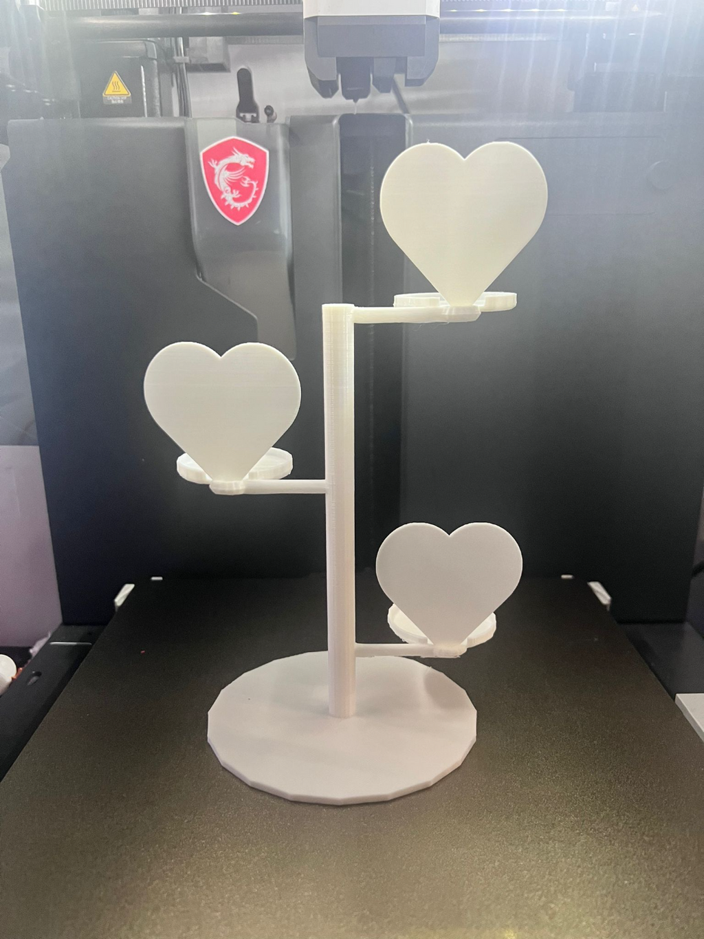 heart candle tree