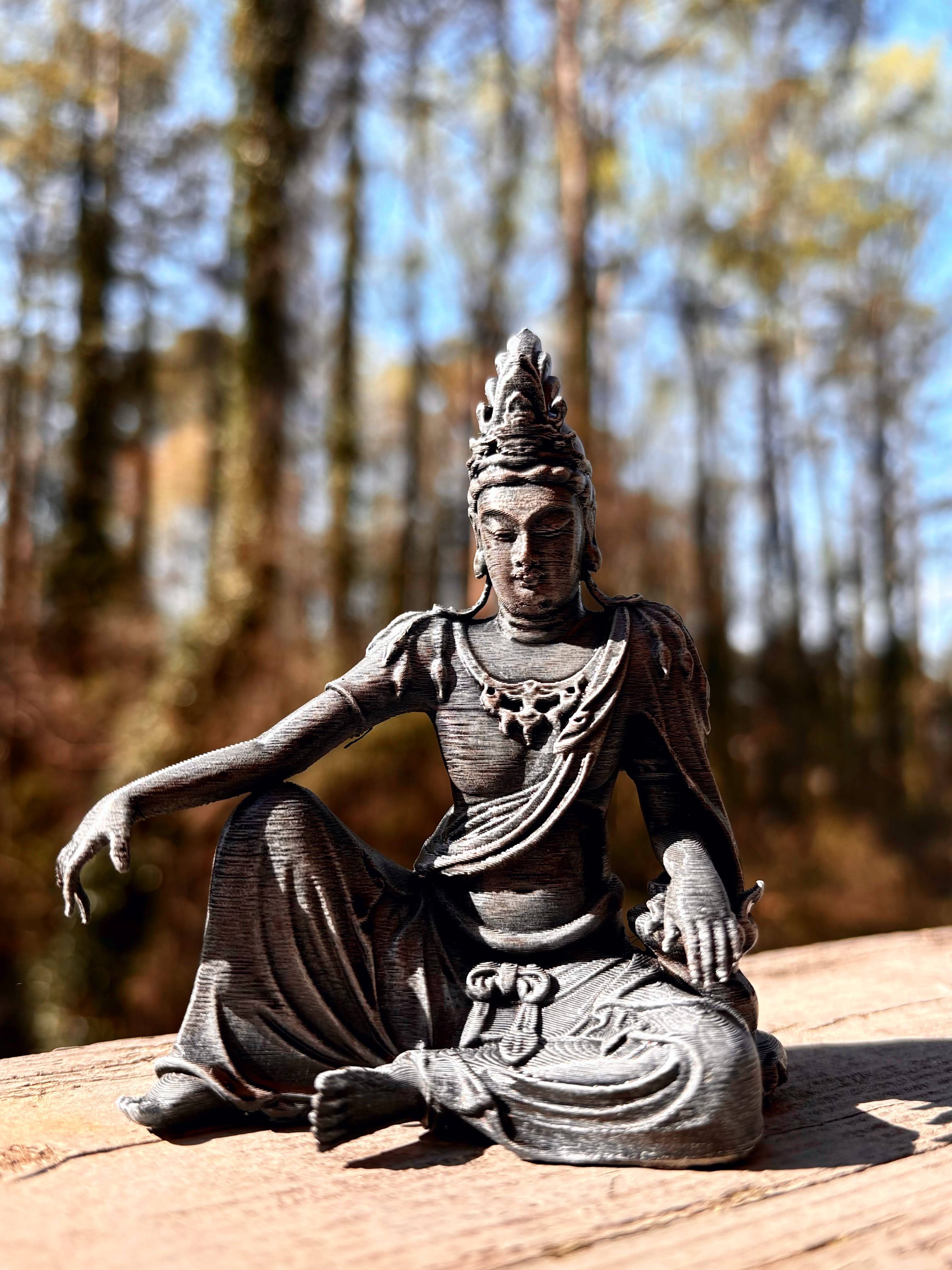 River of Life–Zen Meditation Sculpture STL garden
