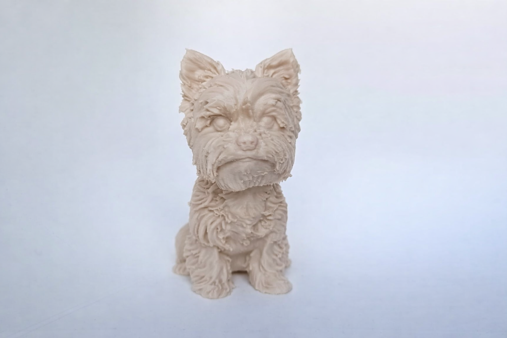 Cute Yorkshire Terrier Figurine