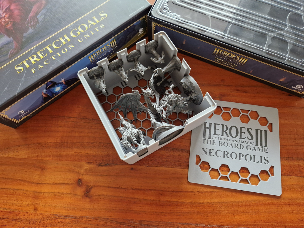 Necropolis miniatures insert Heroes 3 Board Game
