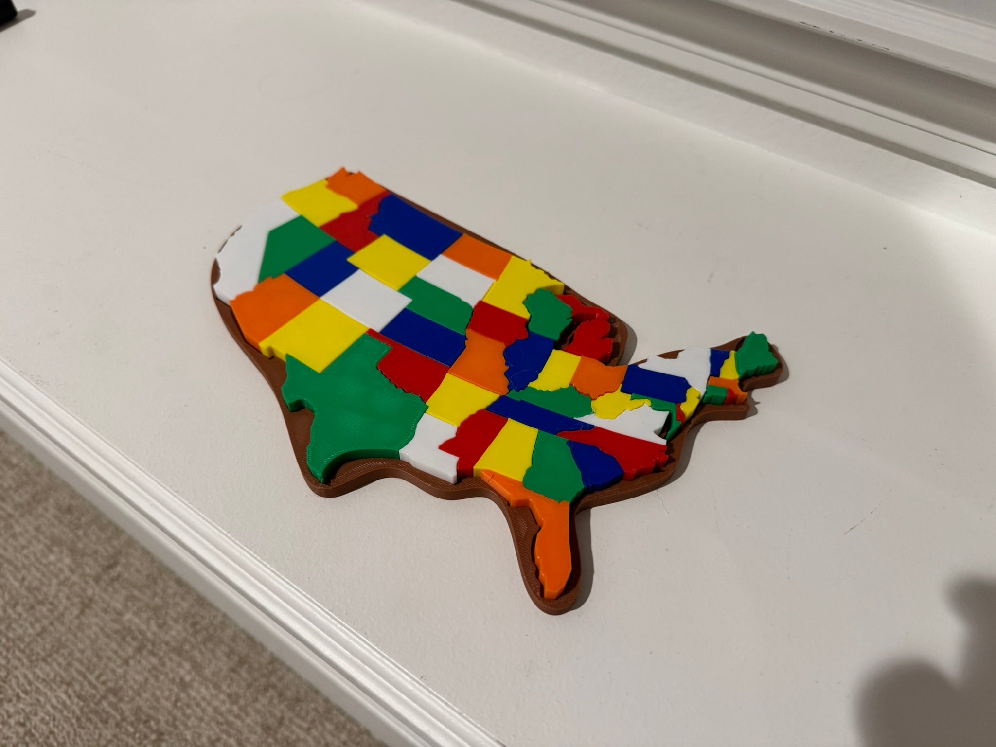 USA State Map Puzzle (no AMS required)