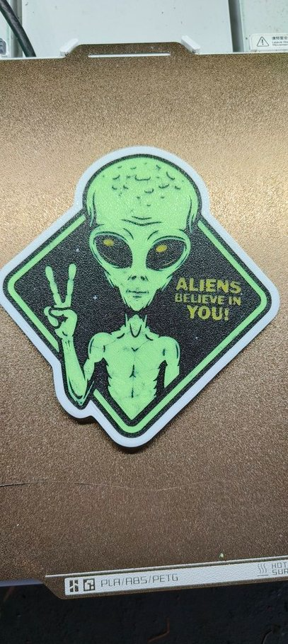 Alien Wallart/Sign