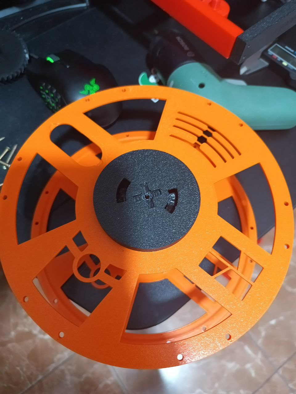 baBambu Lab Re-Usable Spool+tag for V-Spooler