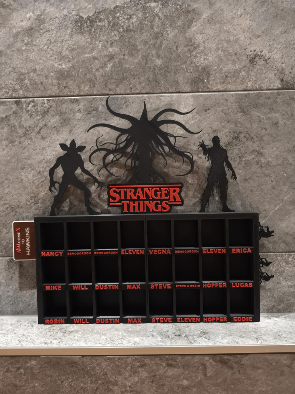 Stranger Things Kinder Figure Display Stand