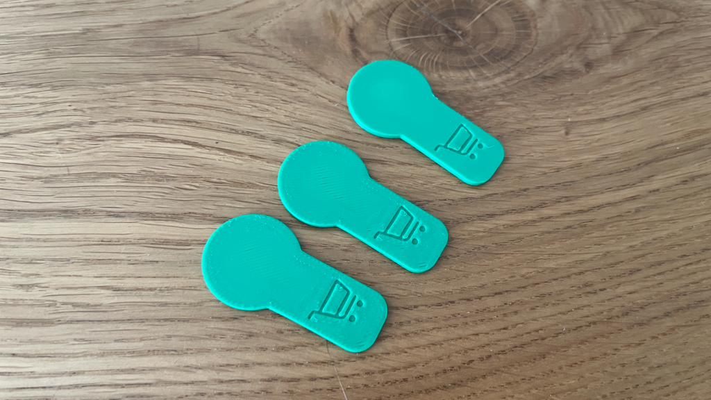 Token for shopping cart - EU version and size