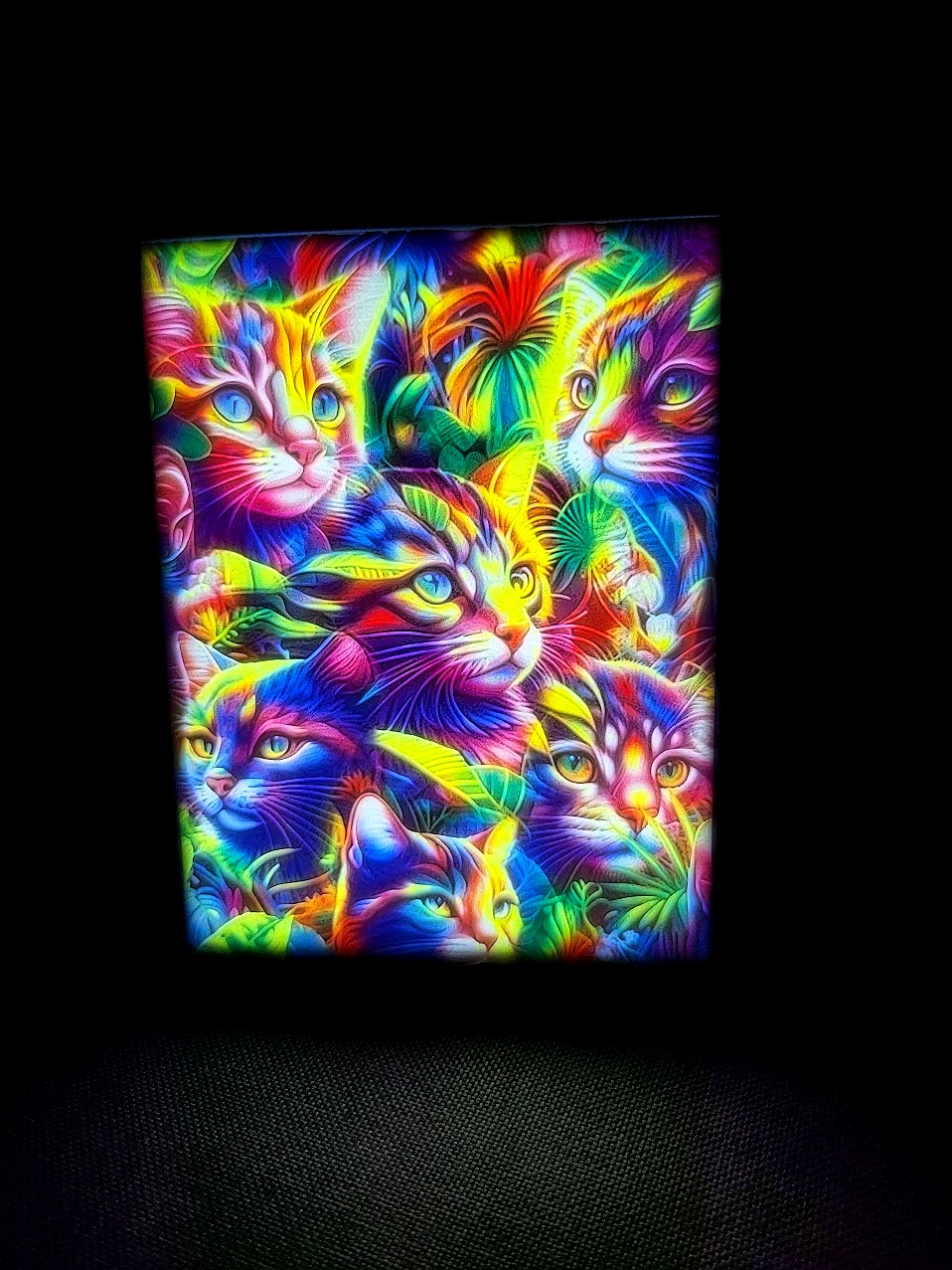 Cats CMYK Litophane