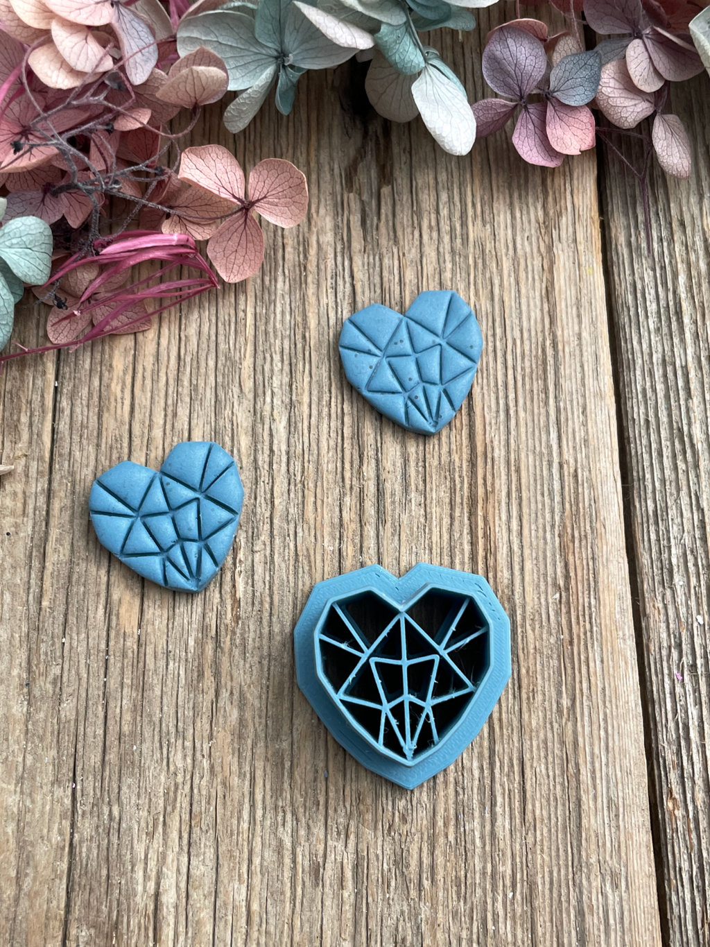 Geometric Heart Earring Cutter