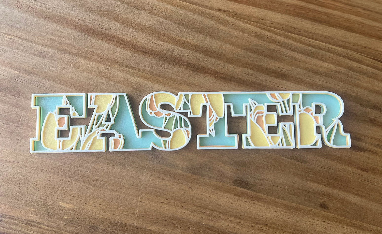 Layered Easter Sign