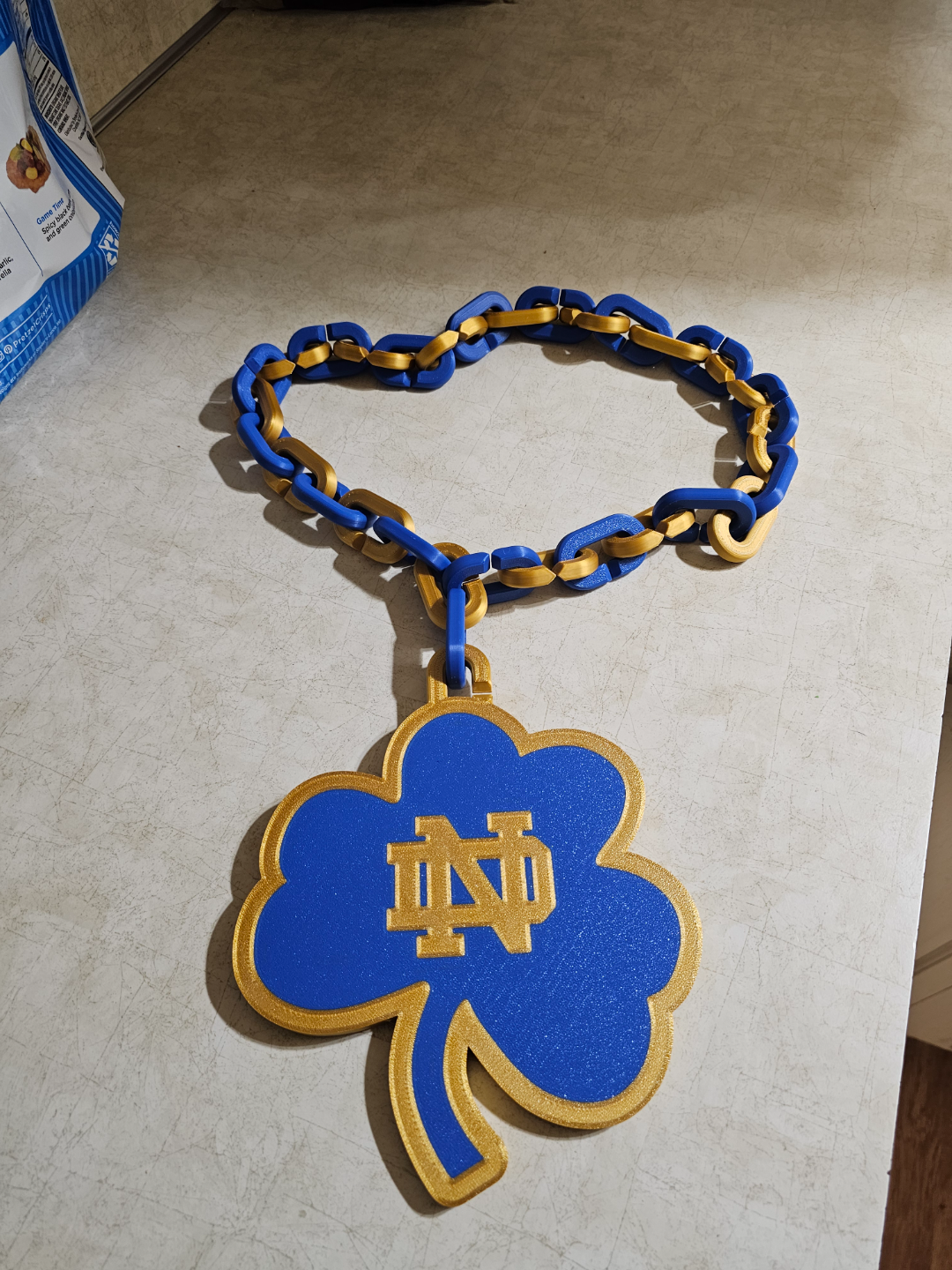 Notre Dame oversized necklace