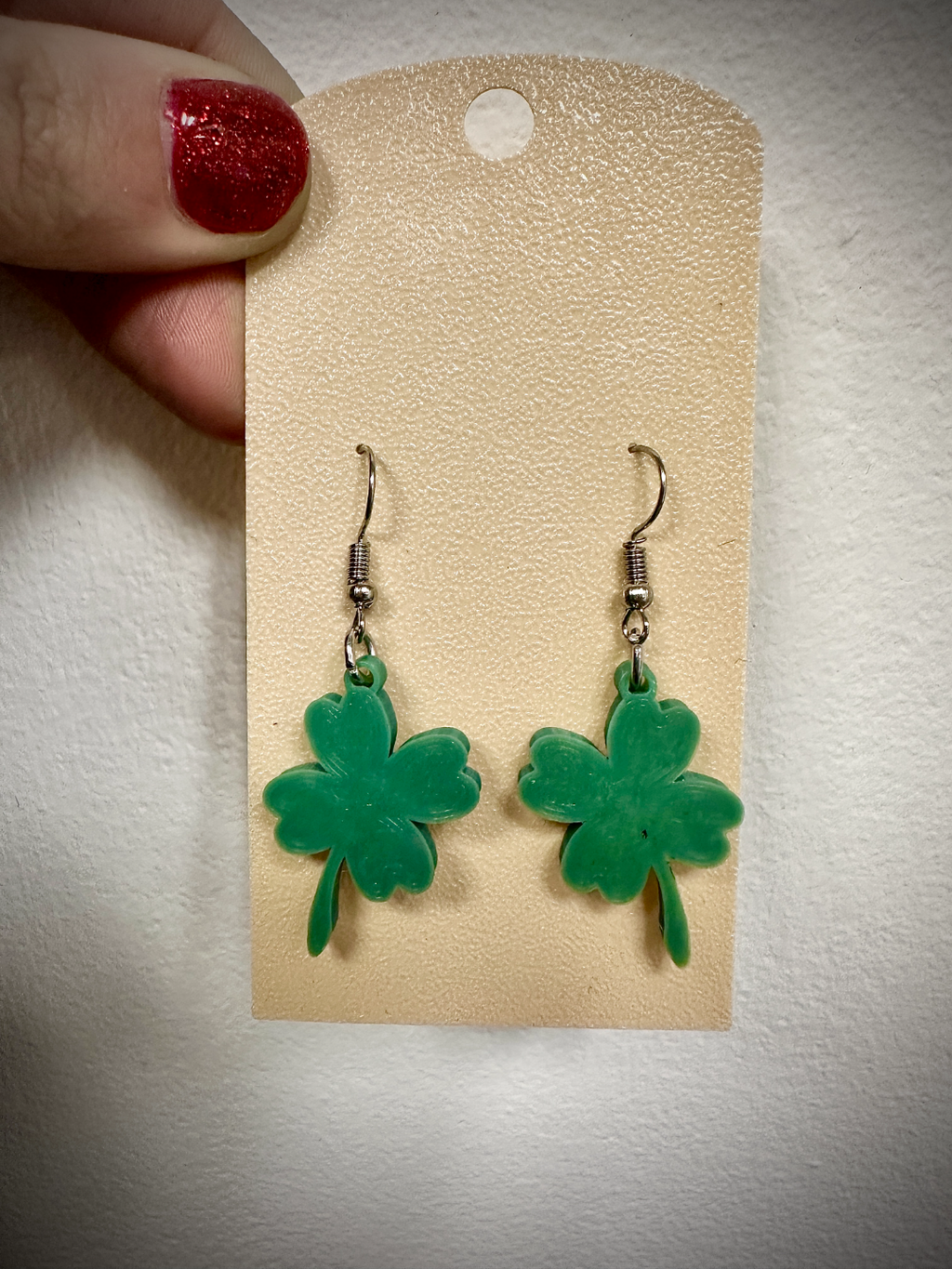 Shamrock Earrings - Free Commercial Use