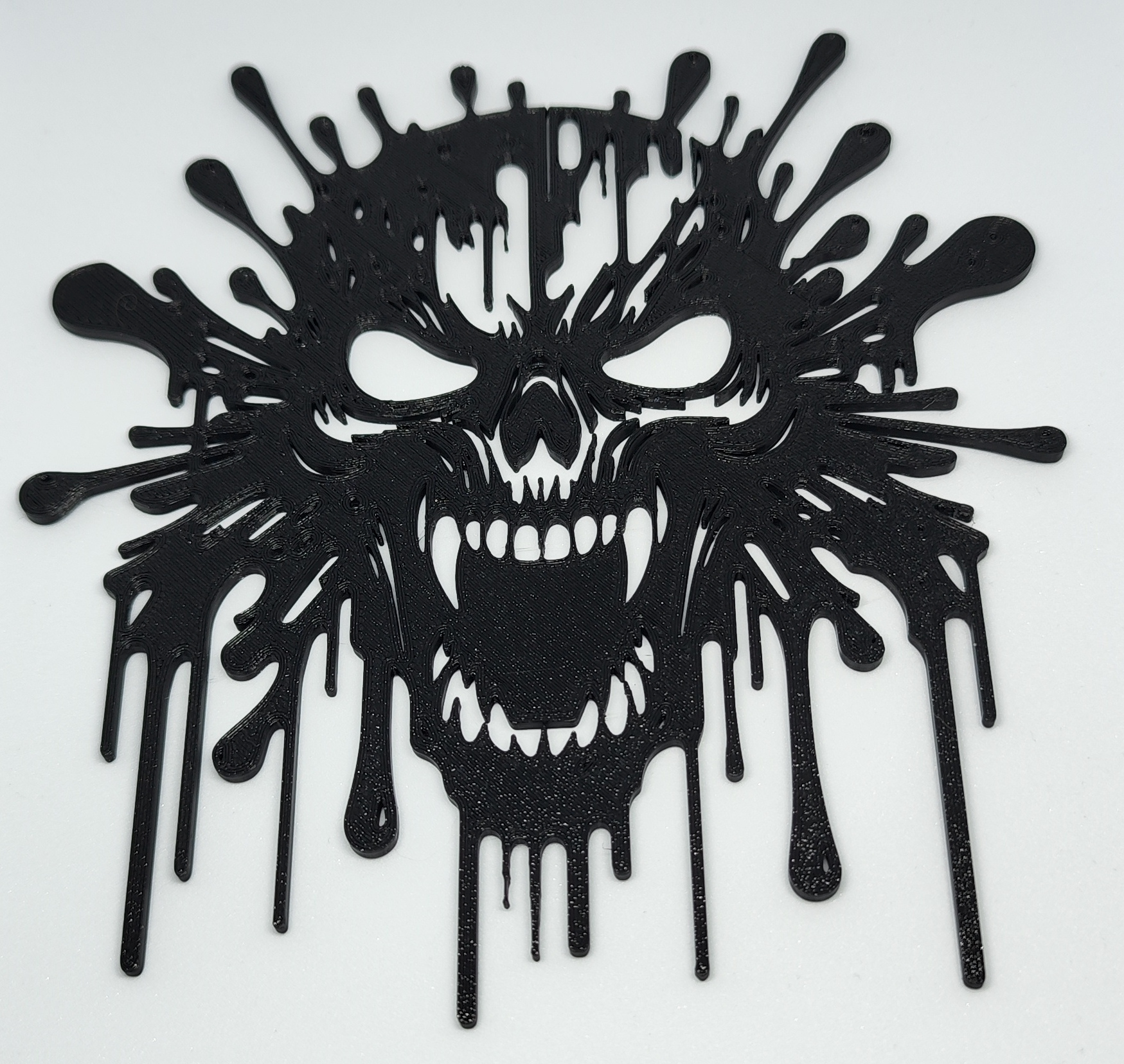 Splash Skull 3D Wall Art
