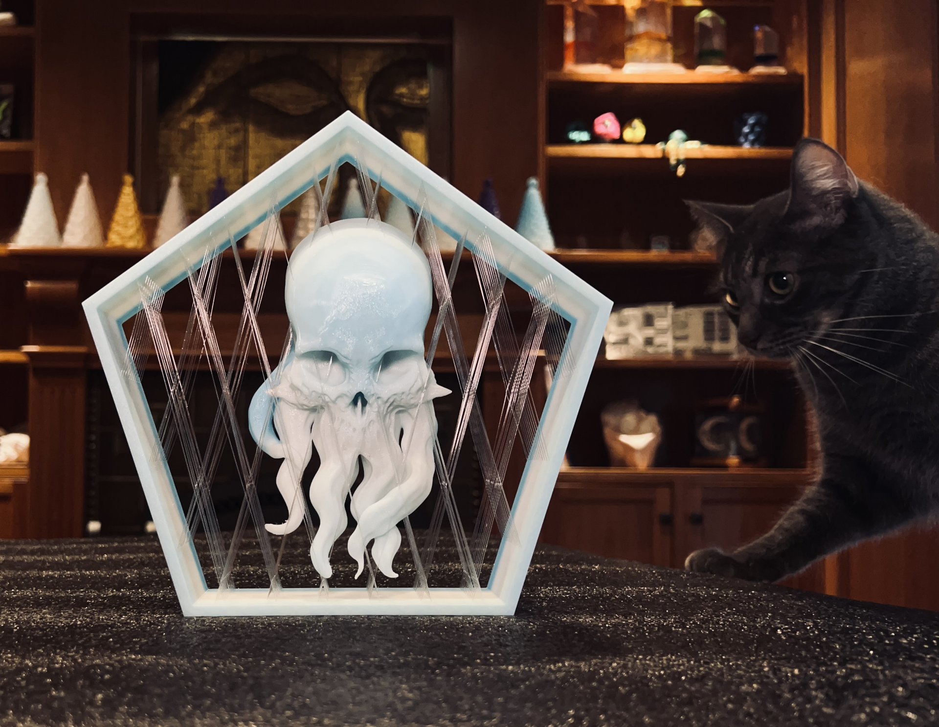 Suspended Tentacle Skull